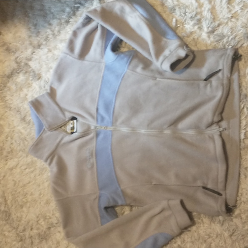 Columbia woman's size L full zip Titanium Tech Interchange fleece jacket